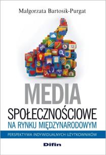 Okładka książki Media społecznościowe na rynku międzynarodowym