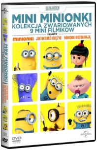 Opakowanie Mini Minionki Kolekcja zwariowanych 9 mini filmików DVD