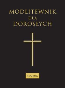 Okładka książki Modlitewnik dla dorosłych czarny w.2015