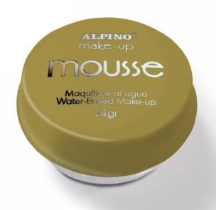 Opakowanie Mus do makijażu 14g złoty ALPINO