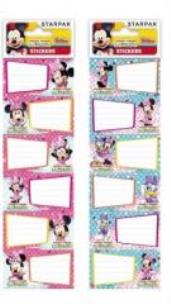 Opakowanie Naklejki na zeszyt Minnie