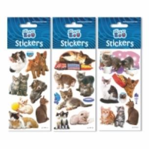 Opakowanie Naklejki Sticker BOO silver kotki