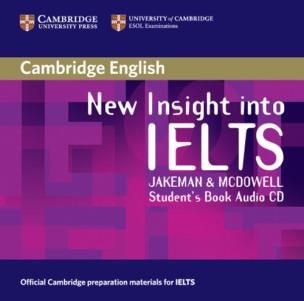 Okładka książki New Insight into IELTS Student's Book Audio CD