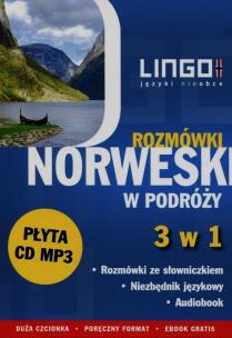 Okładka książki Norweski w podróży Rozmówki 3 w 1 + CD
