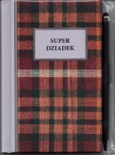 Opakowanie Notes imienny Super Dziadek
