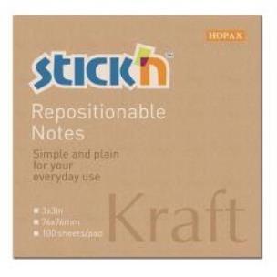 Opakowanie Notes Kraft 100 kartek 76x76mm