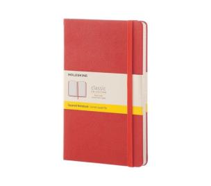 Opakowanie Notes Moleskine Classic L w kratkę koral oranż