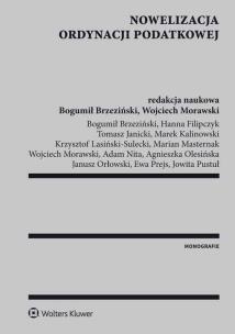 Okładka książki Nowelizacja ordynacji podatkowej