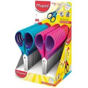 Opakowanie Nożyczki Essentials soft szkolne 13cm (24szt)MAPED