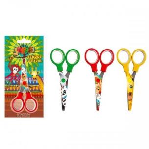 Opakowanie Nożyczki szkolne lakierowane Safari