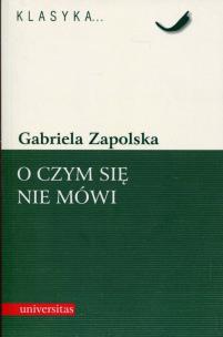 Okładka książki O czym się nie mówi