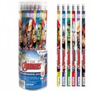 Opakowanie Ołówek z gumką Avengers 48szt