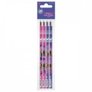 Opakowanie Ołówek z gumką Horses 4szt