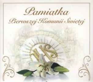 Opakowanie Pamiątka Pierwszej Komunii Świętej