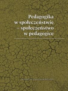 Opakowanie Pedagogika w społeczeństwie społeczeństwo w pedagogice