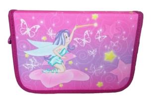 Opakowanie Piórnik pojedyńczy z wyposażeniem Fairy różówy