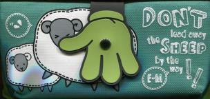 Opakowanie Piórnik szkolny zielony