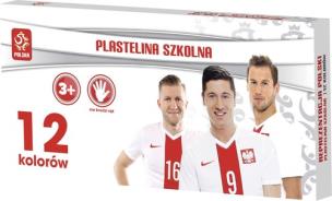Opakowanie Plastelina szkolna 12 kolorów - PZPN