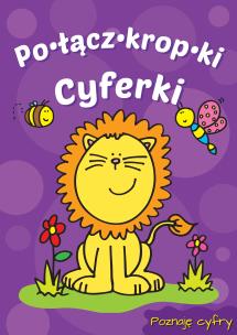 Okładka książki Połącz kropki - Cyferki (lew)