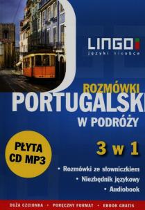 Okładka książki Portugalski w podróży Rozmówki 3 w 1 + CD