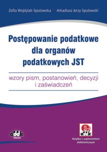 Okładka książki Postępowanie podatkowe dla organów podatkowych JST