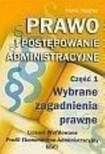 Okładka książki Prawo i postępowanie administracyjne cz 1 REA