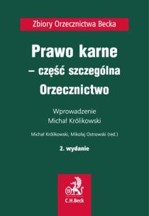 Okładka książki Prawo karne - część szczególna