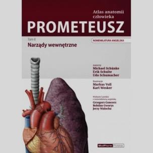Okładka książki Prometeusz Tom 2 Atlas anatomii człowieka Narządy wewnętrzne