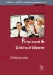Okładka książki Przygotowanie do działalności Marketing usług WSiP