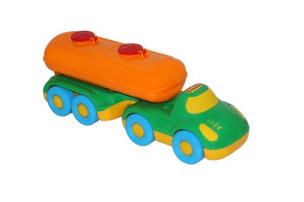 Opakowanie Przyjaciel samochód z naczepą z cysterną