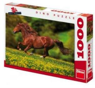 Opakowanie Puzzle 1000 Koń na łące DINO