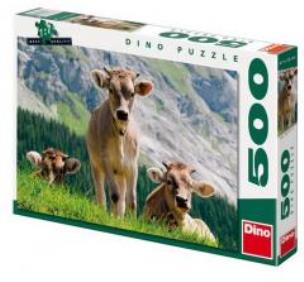 Opakowanie Puzzle 500 Krowy DINO
