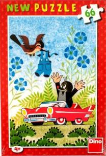 Opakowanie Puzzle 66 Krecik i jego samochodzik DINO
