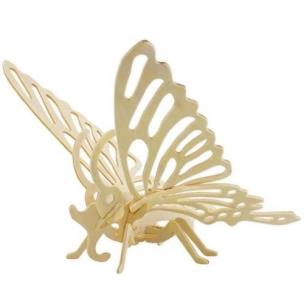 Opakowanie Puzzle drewniane 3D Motyl