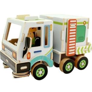 Okładka książki Puzzle drewniane Auto do czyszczenia