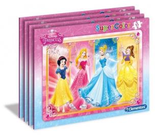 Okładka książki Puzzle ramkowe Księżniczki 15 mix