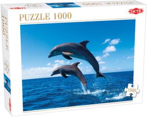 Opakowanie Puzzle Two Dolphins Jumping 1000