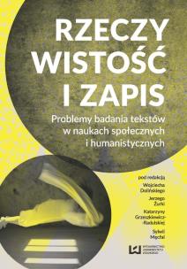 Okładka książki Rzeczywistość i zapis
