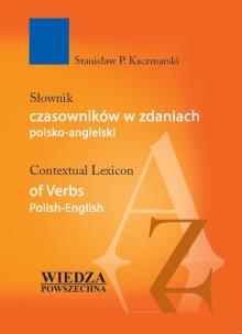 Okładka książki Słownik czasowników w zdaniach polsko-angielskich