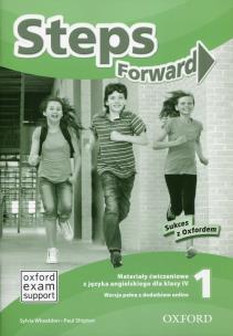 Okładka książki Steps Forward 1 Materiału ćwiczeniowe & Online Praktice wers