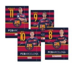 Opakowanie Teczka z gumką A4 FC Barcelona Barca Fan 4 ASTRA