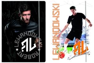 Opakowanie Teczka z gumką A4 Robert Lewandowski 10 sztuk mix