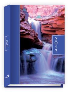 Opakowanie Terminarz 2017 A5 kolor - wodospad