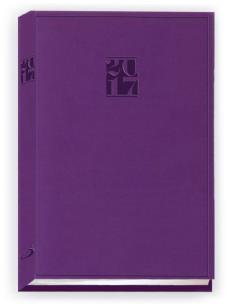 Opakowanie Terminarz 2017 A5 print - fioletowy