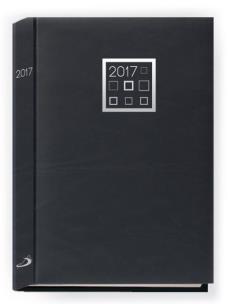 Opakowanie Terminarz 2017 A5 standard - czarny