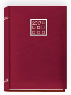 Opakowanie Terminarz 2017 A5 standard - czerwony