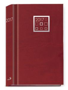 Opakowanie Terminarz 2017 - B6 czerwony