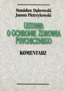 Okładka książki Ustawa o ochronie zdrowia psychicznego
