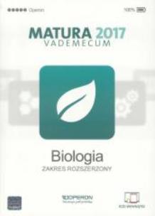 Okładka książki Vademecum 2017 LO Biologia ZR OPERON