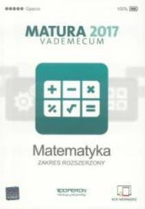 Okładka książki Vademecum 2017 LO Matematyka ZR OPERON